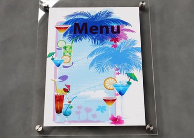 Acrylic Sandwich Sign Board